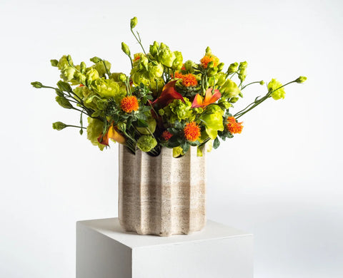 Florero Greek Travertino