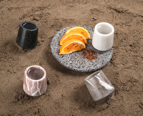 Plato de Sal Piedra Volcanica