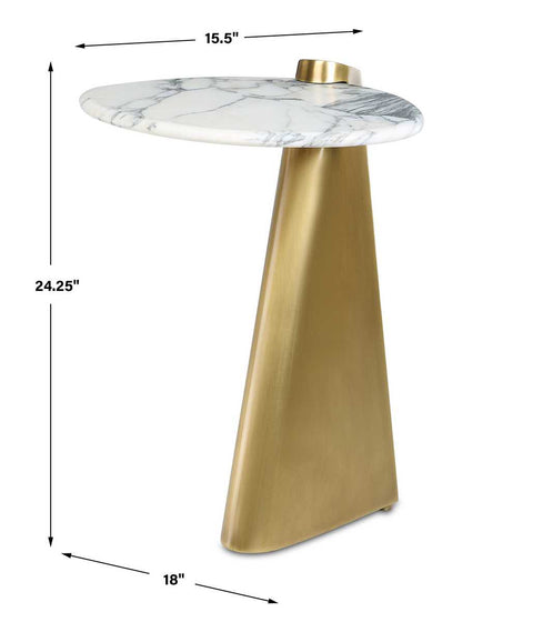Strum Side Table White