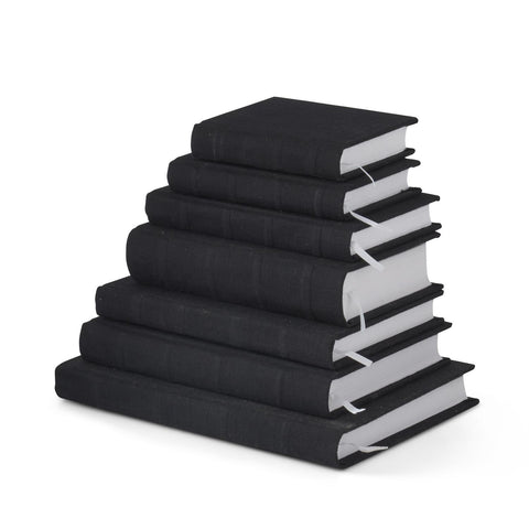 Black Cotton Canvas Journals
