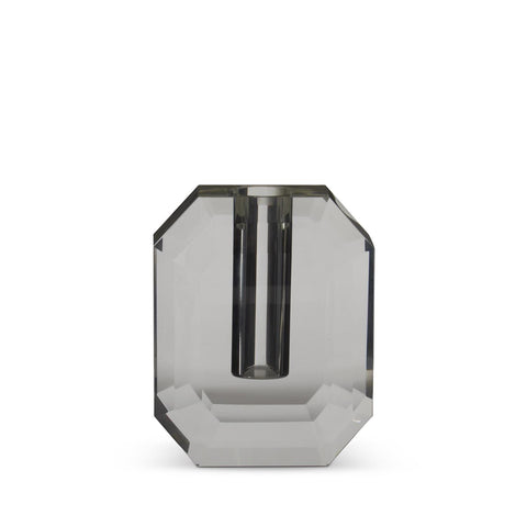 Paulian Glass Geometric Vase Smoke