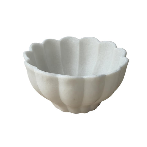 Ivory Bloom Bowl Deep
