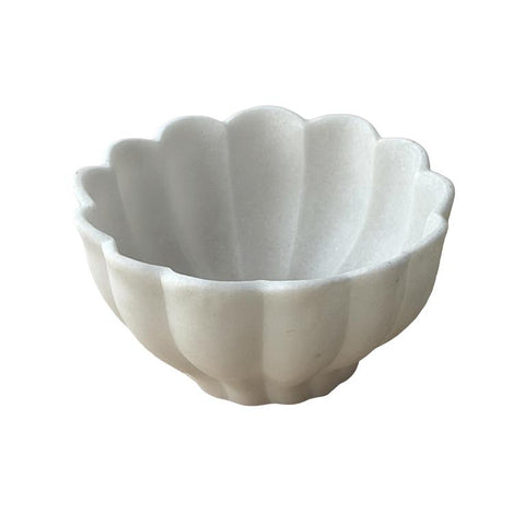 Ivory Bloom Bowl Deep