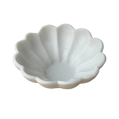 Ivory Bloom Bowl Low