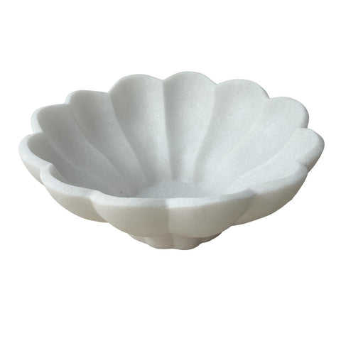 Ivory Bloom Bowl Low