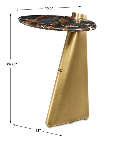 Strum Side Table Michelangelo Marble