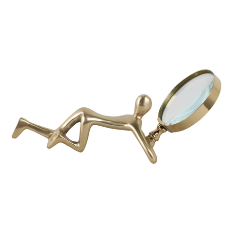 ADAMS GOLD MAGNIFYING GLASS