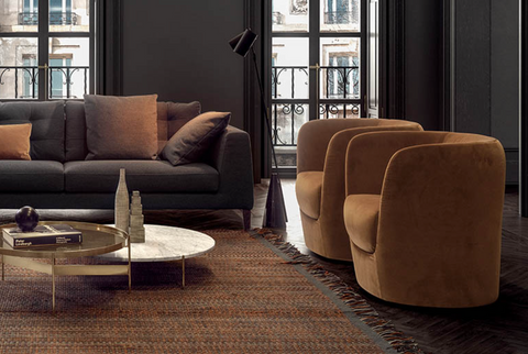 Oplà Swivel Armchair