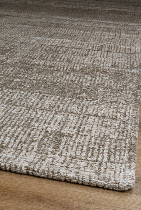 Tapete Bidri Taupe Ivory